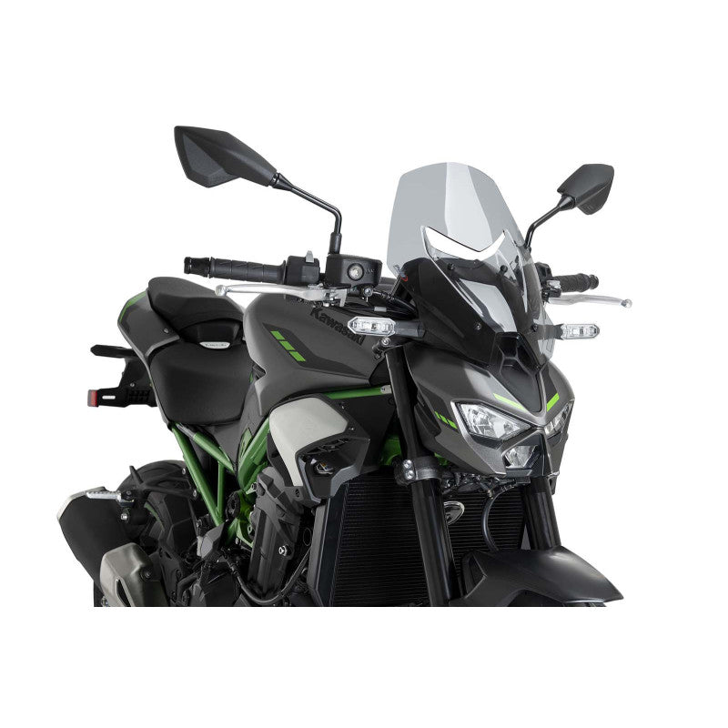 PUIG CUPOLINO NAKED N.G. TOURING PER KAWASAKI Z900 SE 2025 FUME CHIARO