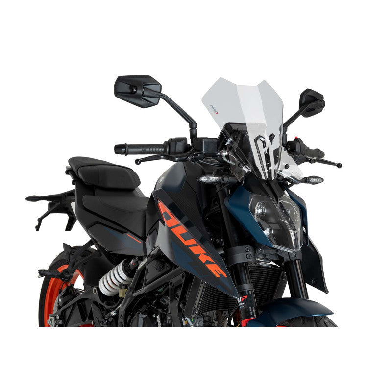 PUIG CUPOLINO NAKED N.G. TOURING PER KTM 125 DUKE 24-25 TRASPARENTE
