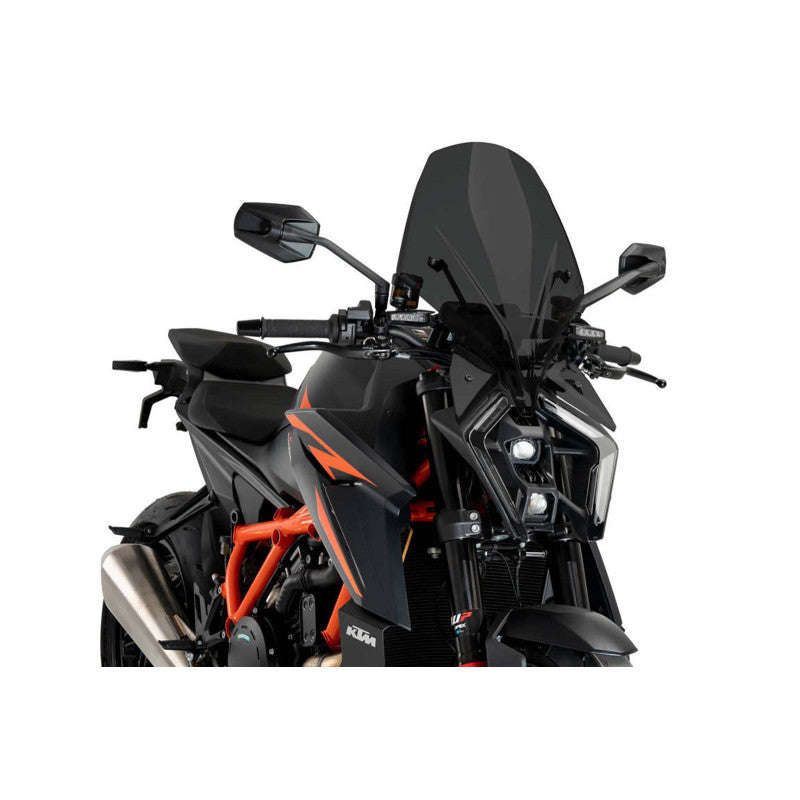 PUIG CUPOLINO NAKED N.G. TOURING PER KTM 1390 R SUPERDUKE 24-25 FUME SCURO
