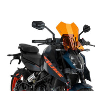 PUIG CUPOLINO NAKED N.G. TOURING PER KTM 390 DUKE 24-25 ARANCIONE