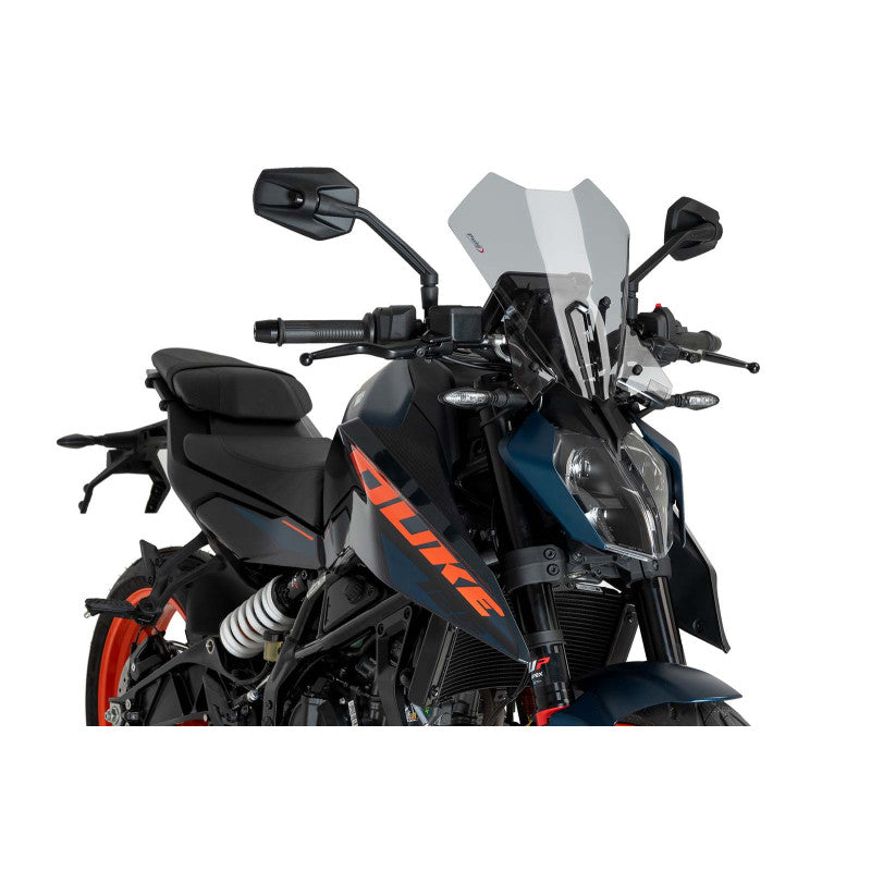 PUIG CUPOLINO NAKED N.G. TOURING PER KTM 390 DUKE 24-25 FUME CHIARO