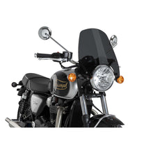 PUIG CUPOLINO NAKED N.G. TOURING PER TRIUMPH BONNEVILLE T100 02-16 FUME SCURO