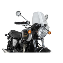 PUIG CUPOLINO NAKED N.G. TOURING PER TRIUMPH BONNEVILLE T120 BLACK 21-25 TRASPARENTE