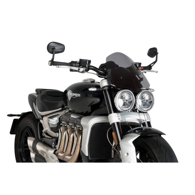 PUIG CUPOLINO NAKED N.G. TOURING PER TRIUMPH ROCKET III STORM R 20-24 FUME SCURO