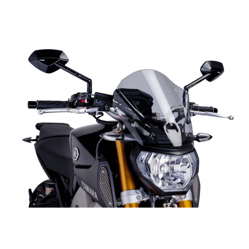 PUIG CUPOLINO NAKED N.G. TOURING PER YAMAHA MT-09 SPORT TRACKER 13-16 FUME CHIARO