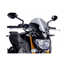 PUIG CUPOLINO NAKED N.G. TOURING PER YAMAHA MT-09 SPORT TRACKER 13-16 FUME CHIARO
