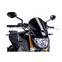 PUIG CUPOLINO NAKED N.G. TOURING PER YAMAHA MT-09 STREET RALLY 13-16 NERO