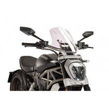 PUIG CUPOLINO NAKED N.G. TOURING REGOLABILE PER DUCATI X DIAVEL S 18-20 TRASPARENTE