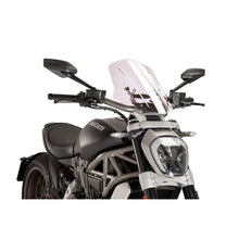 PUIG CUPOLINO NAKED N.G. TOURING REGOLABILE PER DUCATI X DIAVEL S 21-24 TRASPARENTE