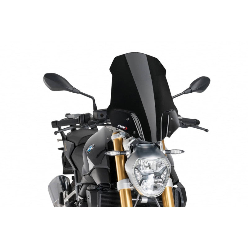 PUIG CUPOLINO NAKED N.G. TOURING-SUPP.ORIG. PER BMW R1200 R 15-16 NERO