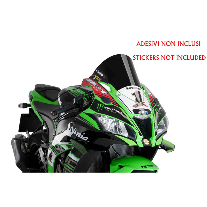 PUIG CUPOLINO R-RACER PER KAWASAKI ZX-10R 16-18 NERO