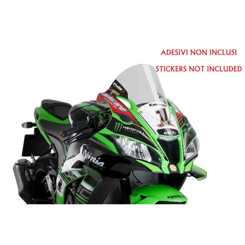 PUIG CUPOLINO R-RACER PER KAWASAKI ZX-10R 16-18 TRASPARENTE