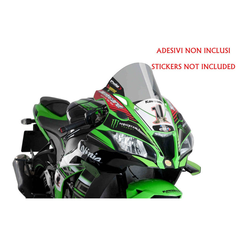 PUIG CUPOLINO R-RACER PER KAWASAKI ZX-10RR 17-18 FUME CHIARO