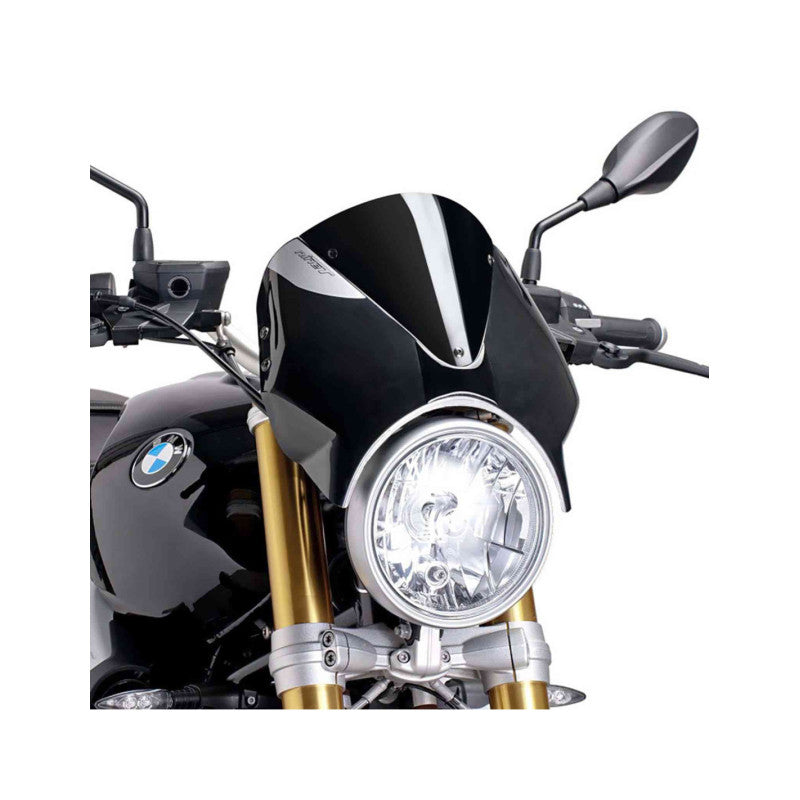 PUIG CUPOLINO RETRO BMW R NINE T PURE 21-24 NERO-NERO