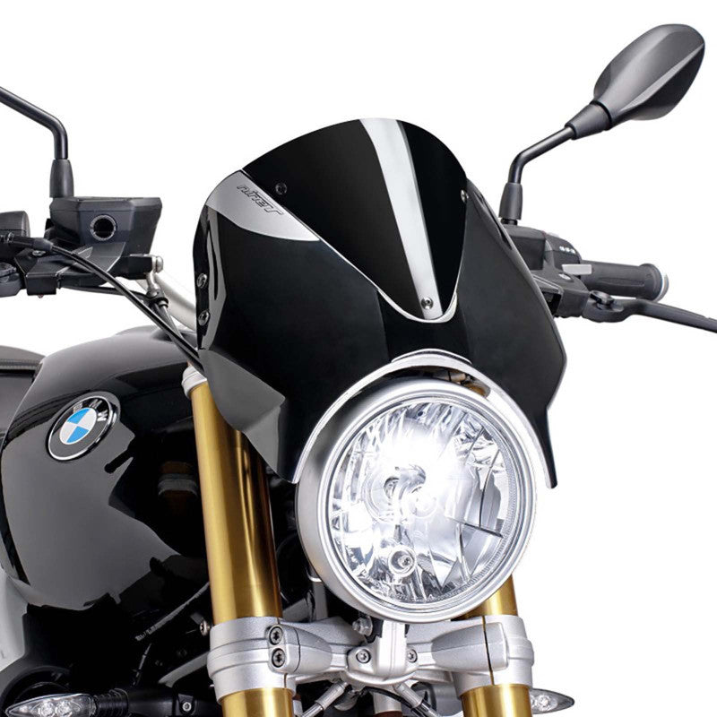 PUIG CUPOLINO RETRO BMW R NINE T URBAN G/S 21-24 NERO-NERO