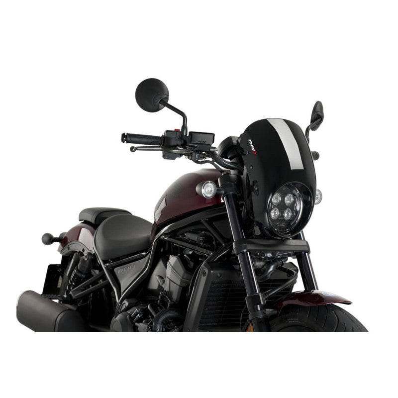 PUIG CUPOLINO SEMICARENATO ANARCHY PER HONDA CL500 23-25 NERO