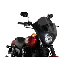 PUIG CUPOLINO SEMICARENATO DARK NIGHT HARLEY D. STREET 750 XG750 15-21 FUME SCURO