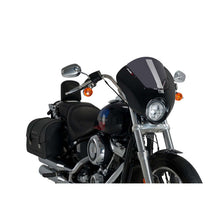 PUIG CUPOLINO SEMICARENATO DARK NIGHT PER HARLEY D. SOFTAIL LOW RIDER FXLR 18-20 FUME SCURO