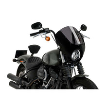 PUIG CUPOLINO SEMICARENATO DARK NIGHT PER HARLEY D. SOFTAIL STREET BOB FXBB 18-25 FUME SCURO
