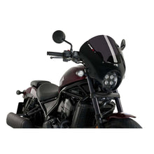 PUIG CUPOLINO SEMICARENATO DARK NIGHT PER HONDA CMX1100 DCT REBEL 21-24 FUME SCURO-21104F