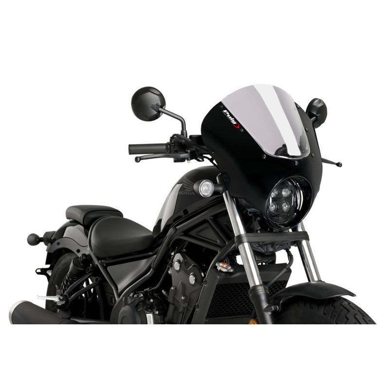PUIG CUPOLINO SEMICARENATO DARK NIGHT PER HONDA CMX500 SE REBEL 20-24 FUME CHIARO