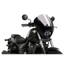 PUIG CUPOLINO SEMICARENATO DARK NIGHT PER HONDA CMX500 SE REBEL 20-24 FUME CHIARO