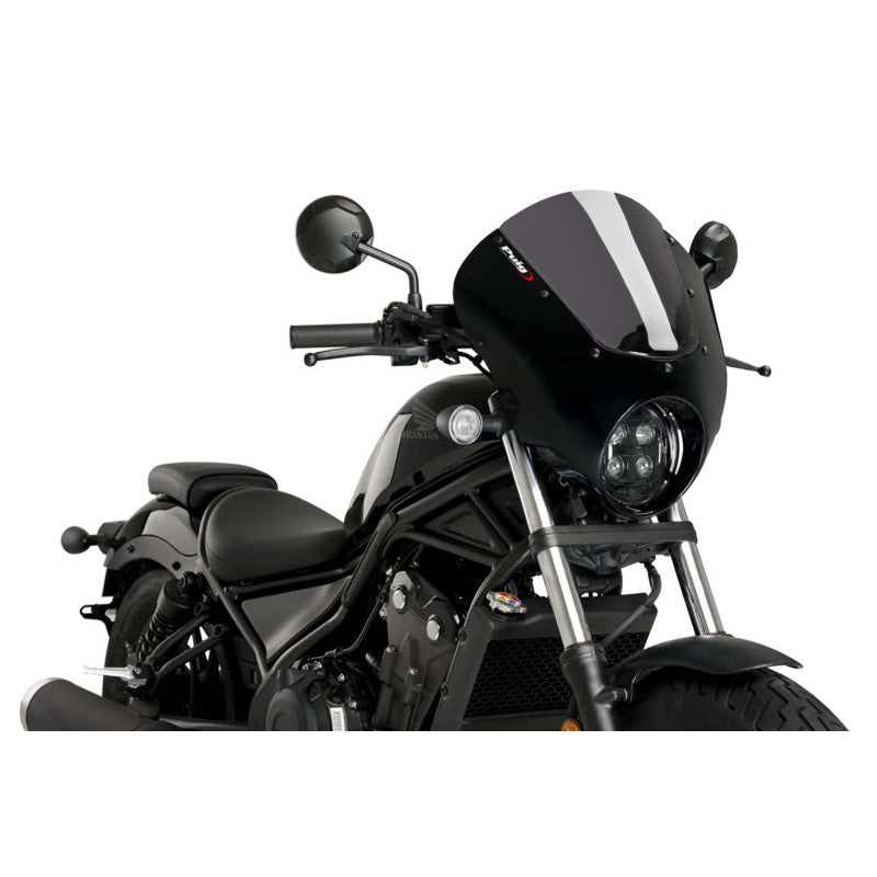 PUIG CUPOLINO SEMICARENATO DARK NIGHT PER HONDA CMX500 SE REBEL 20-24 FUME SCURO