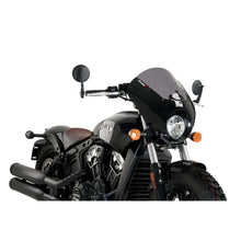 PUIG CUPOLINO SEMICARENATO DARK NIGHT PER INDIAN SCOUT BOBBER 18-25 FUME SCURO-21107F