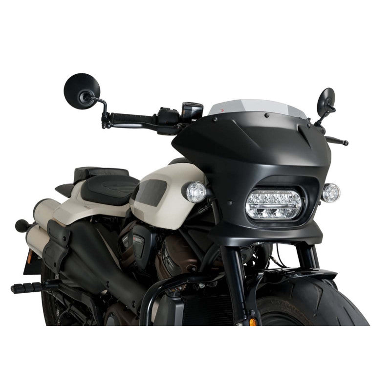 PUIG CUPOLINO SEMICARENATO FURY SPORT PER HARLEY D. SPORTSTER S RH1250S 21-24 FUME CHIARO-21587H