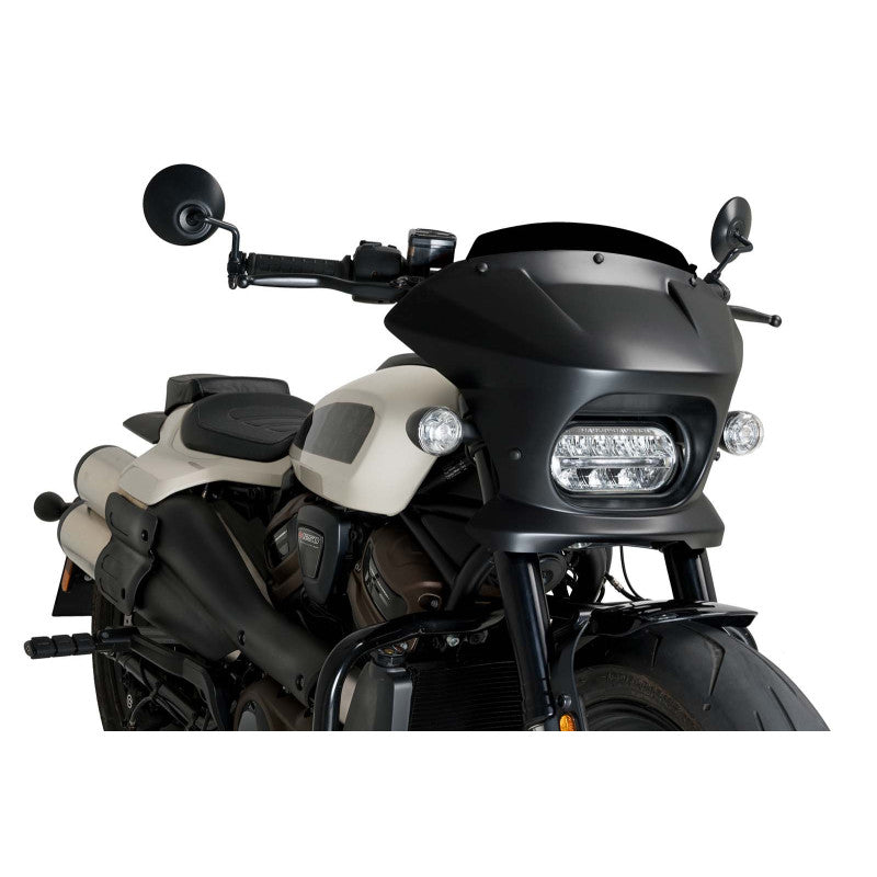 PUIG CUPOLINO SEMICARENATO FURY SPORT PER HARLEY D. SPORTSTER S RH1250S 21-24 NERO-21587N