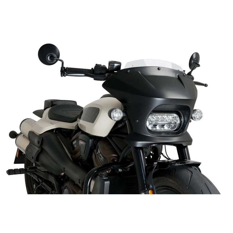 PUIG CUPOLINO SEMICARENATO FURY SPORT PER HARLEY D. SPORTSTER S RH1250S 21-24 TRASPARENTE-21587W