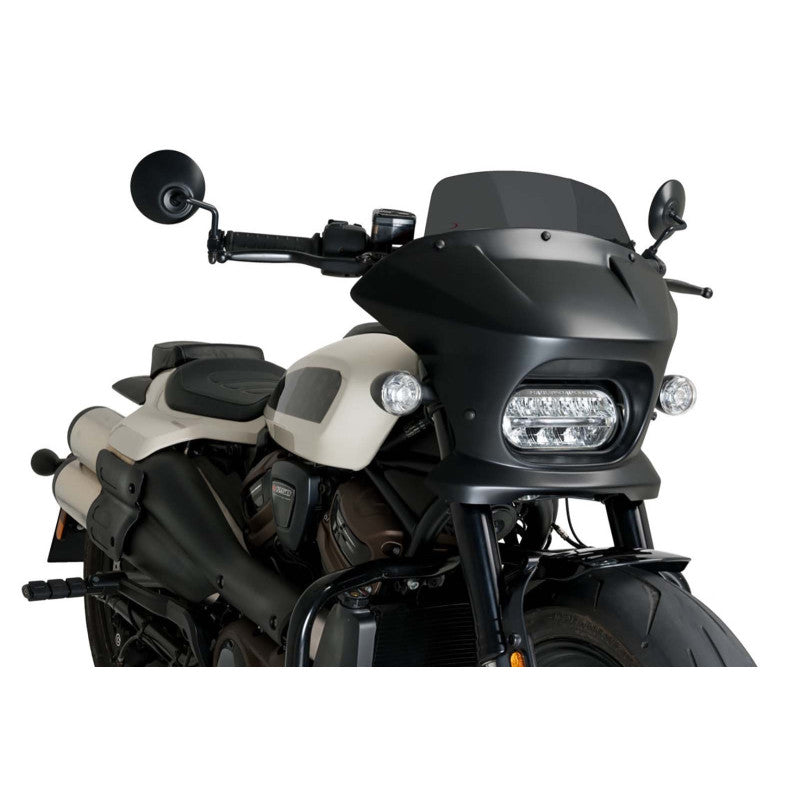 PUIG CUPOLINO SEMICARENATO FURY TOURING PER HARLEY D. SPORTSTER S RH1250S 21-24 FUME SCURO-21588F