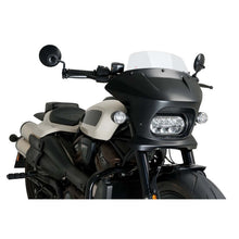 PUIG CUPOLINO SEMICARENATO FURY TOURING PER HARLEY D. SPORTSTER S RH1250S 21-24 TRASPARENTE-21588W