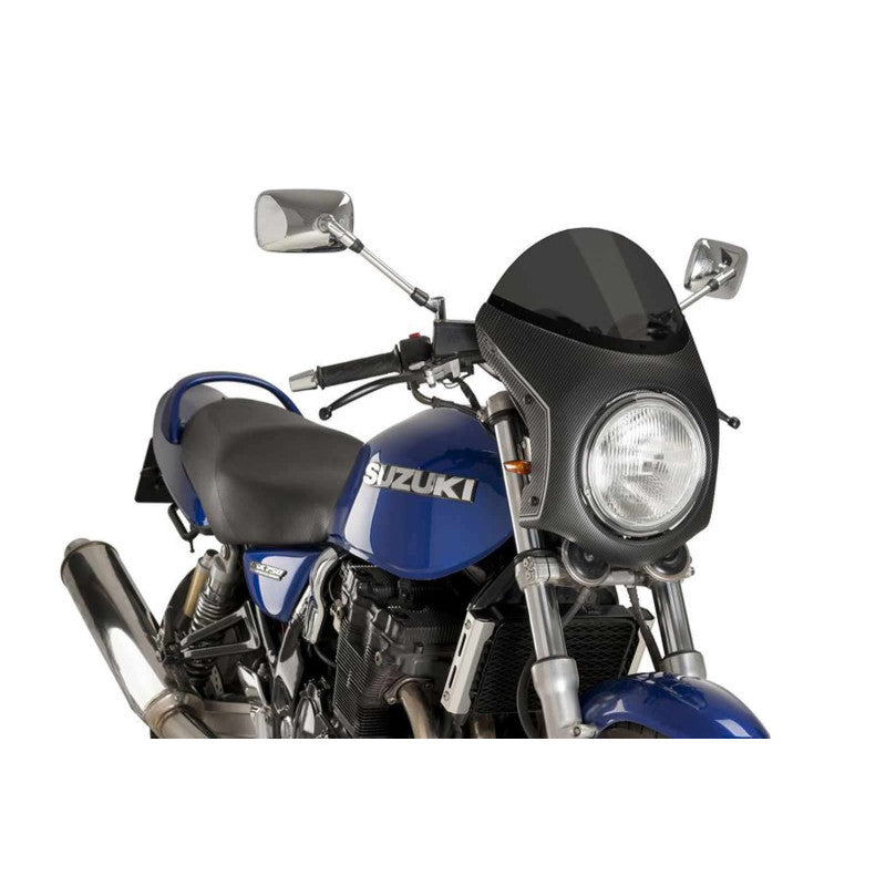 PUIG CUPOLINO SEMICARENATO PER HONDA CB1100 EX 17-20 FUME SCURO-CARBON