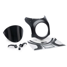 PUIG CUPOLINO SEMICARENATO PER HONDA CB650R NEO SPORTS CAFE 24-25 NERO-CARBON
