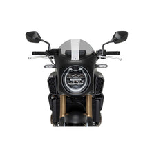 PUIG CUPOLINO SEMICARENATO PER HONDA CB650R NEO SPORTS CAFE ECLUTCH 24-25 FUME CHIARO-NERO