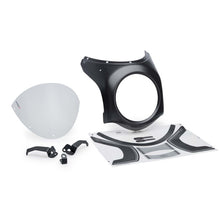 PUIG CUPOLINO SEMICARENATO PER HONDA CB650R NEO SPORTS CAFE ECLUTCH 24-25 TRASPARENTE-CARBON