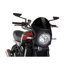 PUIG CUPOLINO SEMICARENATO PER KAWASAKI Z900RS 18-20 NERO-CARBON