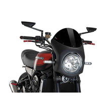 PUIG CUPOLINO SEMICARENATO PER KAWASAKI Z900RS 21-25 NERO-NERO