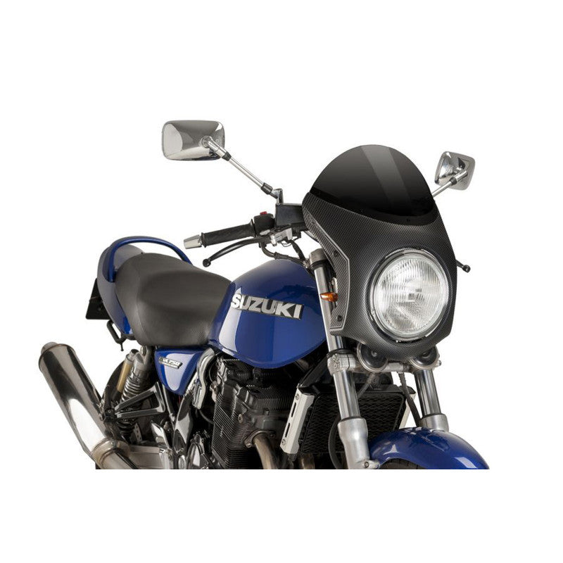 PUIG CUPOLINO SEMICARENATO PER MASH BLACK SEVEN 250 17-25 NERO-CARBON