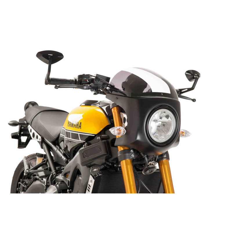 PUIG CUPOLINO SEMICARENATO PER TRIUMPH BONNEVILLE SPEEDMASTER 18-20 FUME CHIARO-NERO