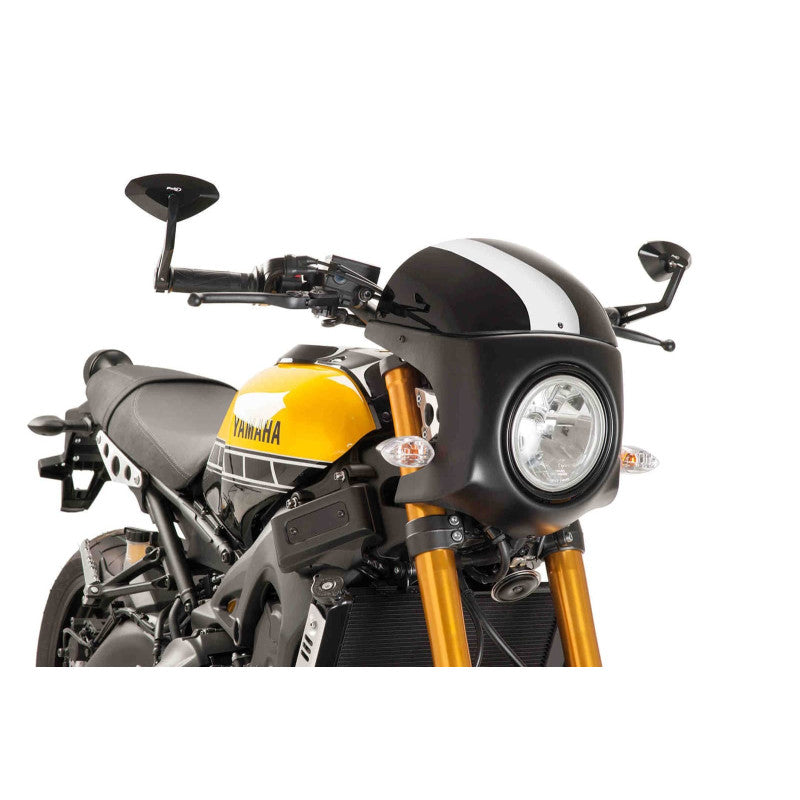 PUIG CUPOLINO SEMICARENATO PER TRIUMPH BONNEVILLE SPEEDMASTER 18-20 NERO-NERO