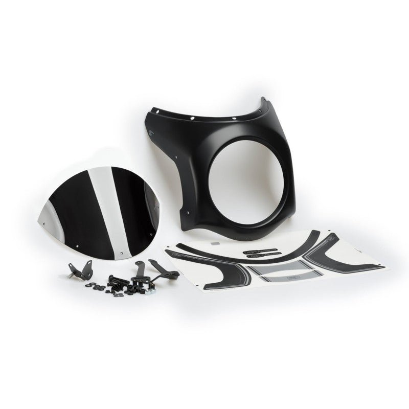 PUIG CUPOLINO SEMICARENATO PER TRIUMPH STREET TWIN 16-22 NERO-NERO