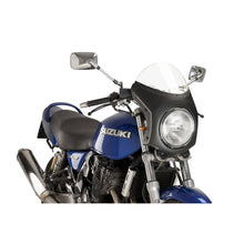 PUIG CUPOLINO SEMICARENATO PER TRIUMPH STREET TWIN 16-22 TRASPARENTE-CARBON