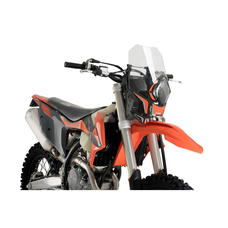 PUIG CUPOLINO SEMICARENATO RALLY KTM 250 EXC F 05-07 TRASPARENTE