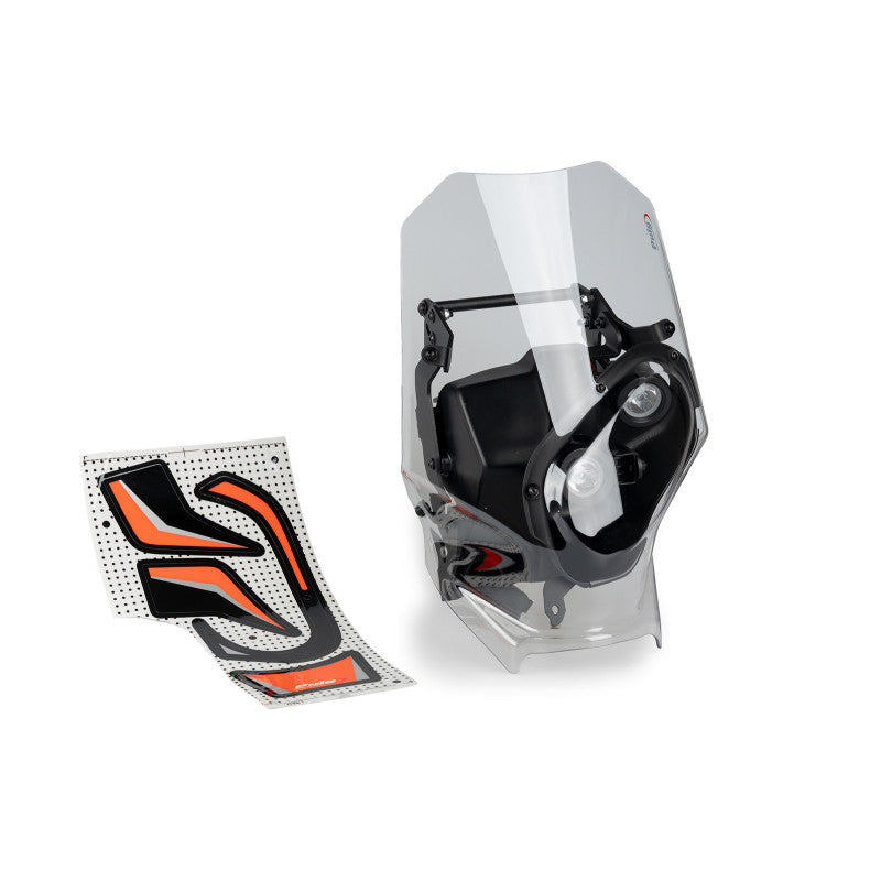 PUIG CUPOLINO SEMICARENATO RALLY KTM 350 F EXC 05-23 TRASPARENTE