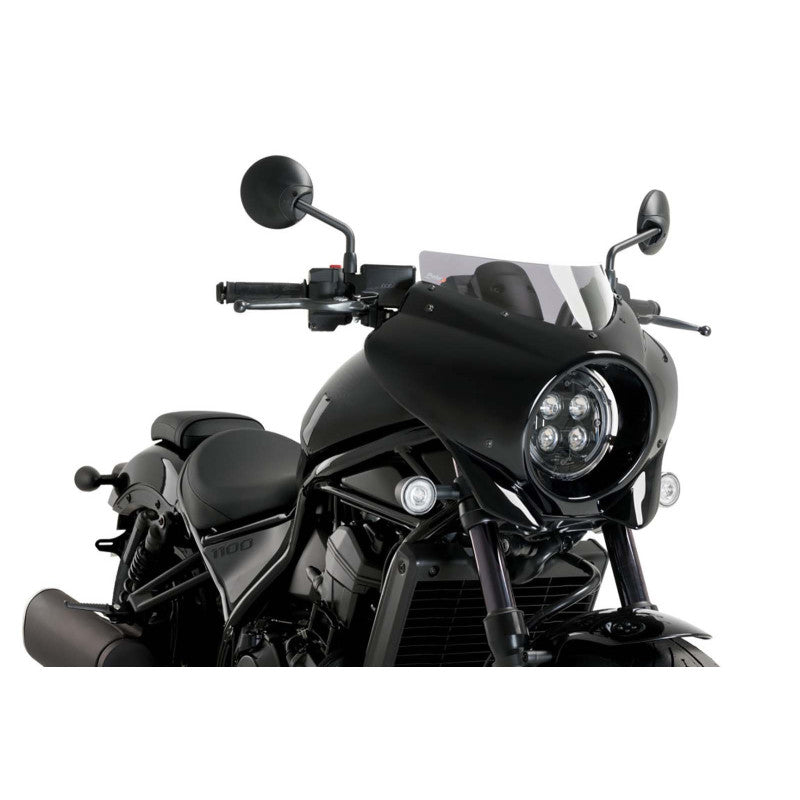 PUIG CUPOLINO SEMICARENATO SPORT MIRAGE PER HONDA CMX1100 DCT REBEL 21-24 FUME CHIARO-21460H