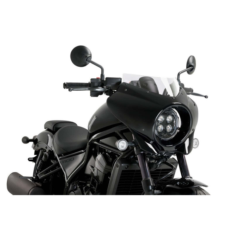 PUIG CUPOLINO SEMICARENATO SPORT MIRAGE PER HONDA CMX1100 REBEL 21-24 TRASPARENTE-21460W