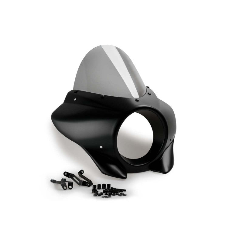 PUIG CUPOLINO SEMICARENATO TOURING MIRAGE PER HARLEY D. SOFTAIL STREET BOB FXBB 18-25 FUME CHIARO-21410H