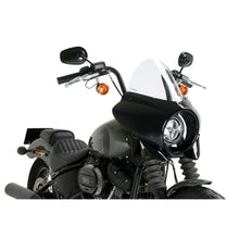 PUIG CUPOLINO SEMICARENATO TOURING MIRAGE PER HARLEY D. SOFTAIL STREET BOB FXBB 18-25 TRASPARENTE-21332W